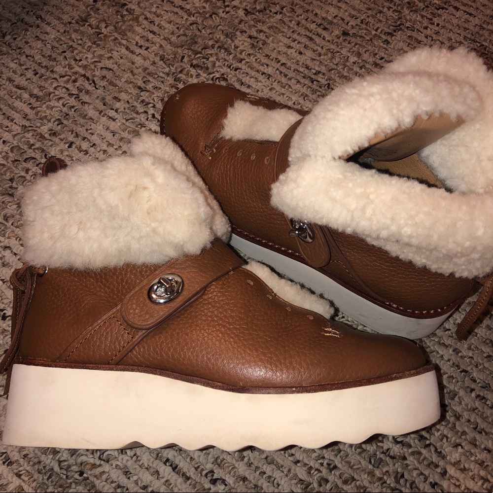 Coach Urban Hiker Shearling Boot